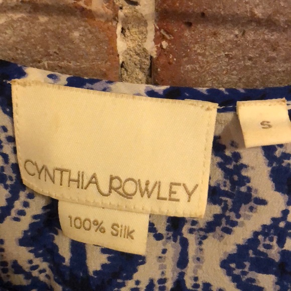 Cynthia Rowley 100% Silk Tank - Picture 2 of 4